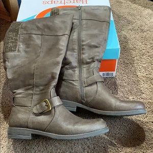 Baretraps Brown Wide Calf Boots